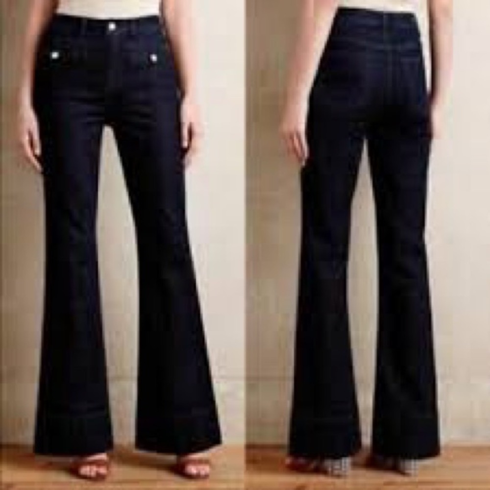 Anthropologie Pilcro Superscript High Rise Flare Jeans - Size 29